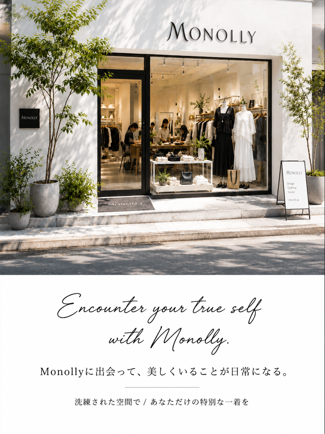 【公式サイト直販】Monolly デザイナーズ デニム | 周りと差がつく、洗練されたこなれ感