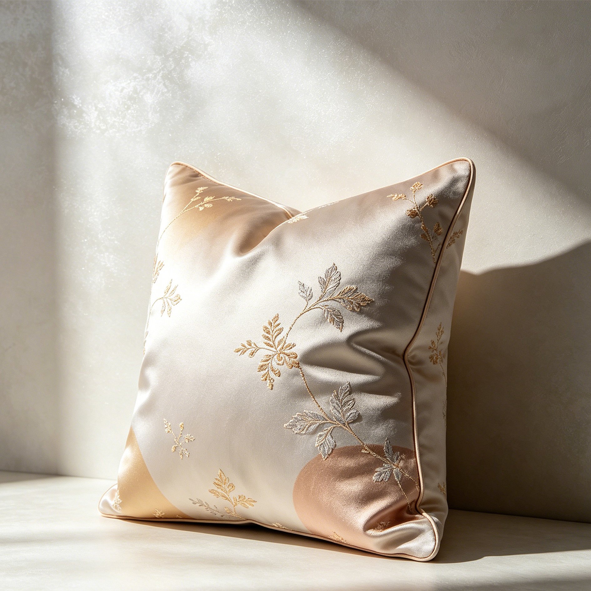 Satin Kissen Set als stilvolle Schlafzimmer Dekoration