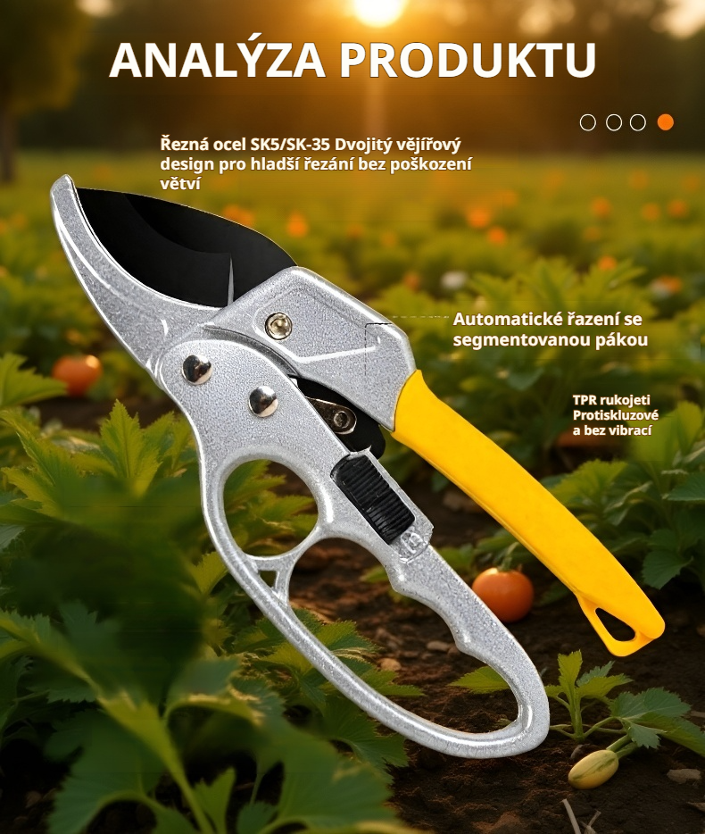 Zahradnické nůžky na prořezávání stromů a keřů