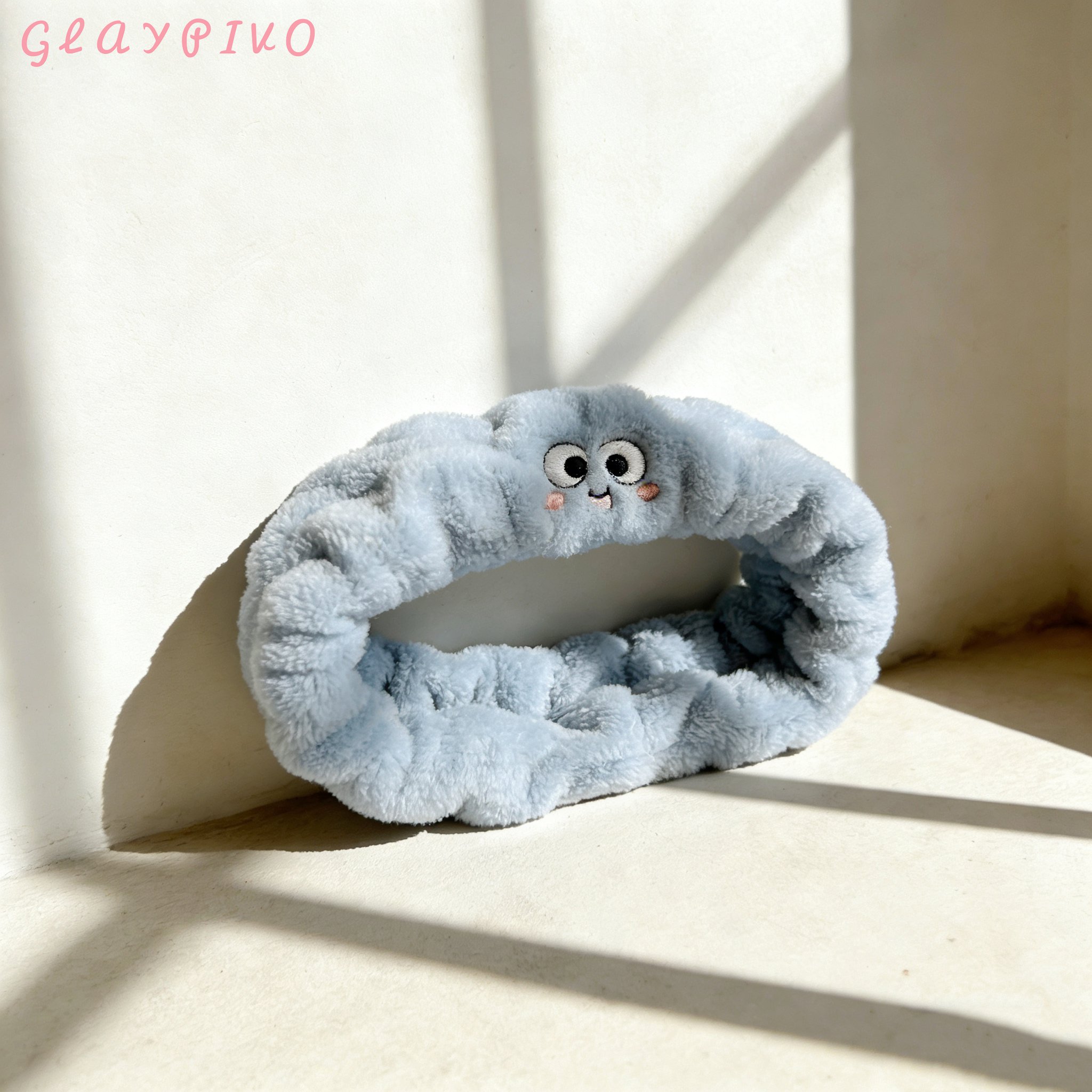 ยางรัดผมล้างหน้าและแต่งหน้า 5 ชิ้น สีสันสดใส