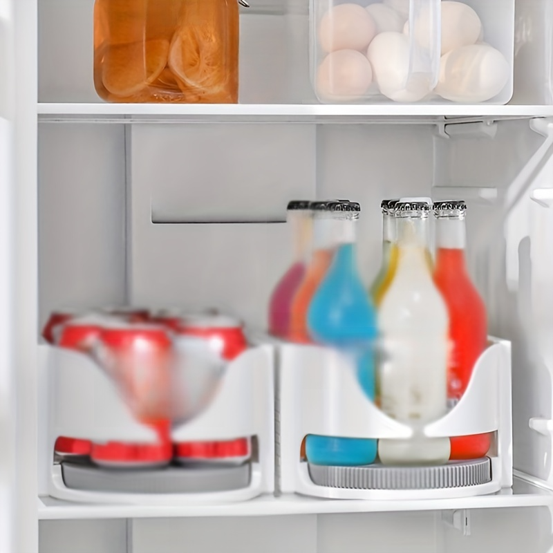 Household Rotating Organizer with Safety Pad for Seasoning, Beverage, and Beer