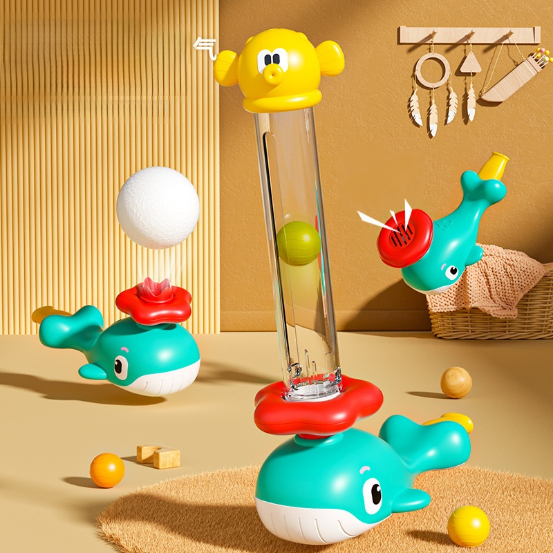 어린이 폐활량 훈련 부는 공 장난감 구강 운동기