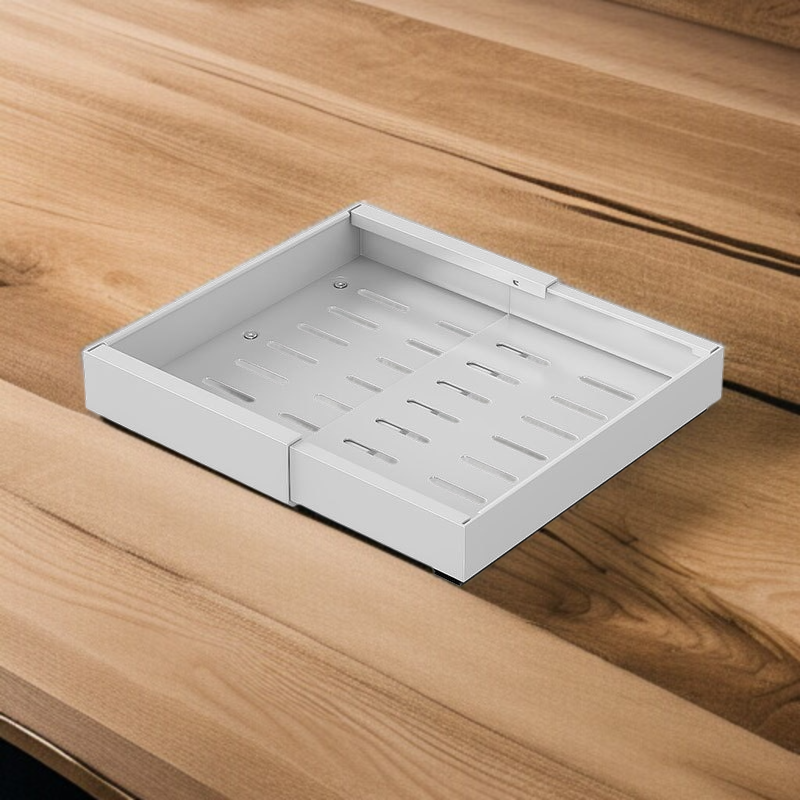 서랍형 펀치프리 수납선반 냄비수납선반 신축성 미끄럼선반 조미료수납선반