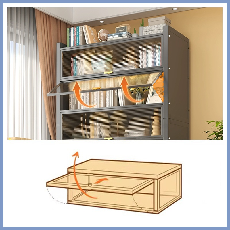  Armario de cocina resistente con estantes regulables y soporte