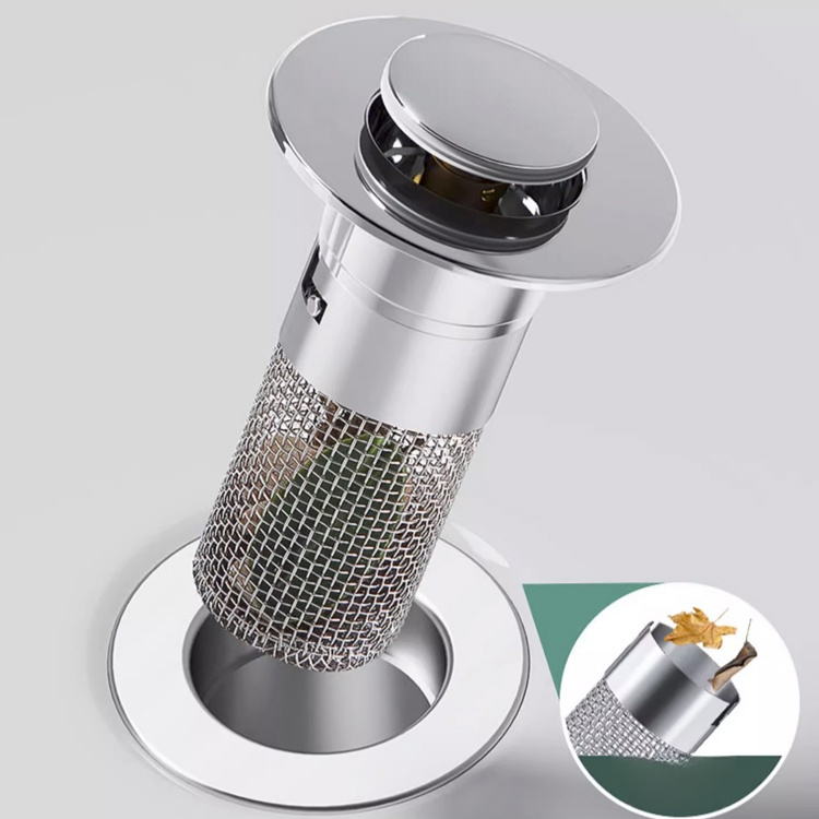 洗臉盆通用型過濾彈跳芯