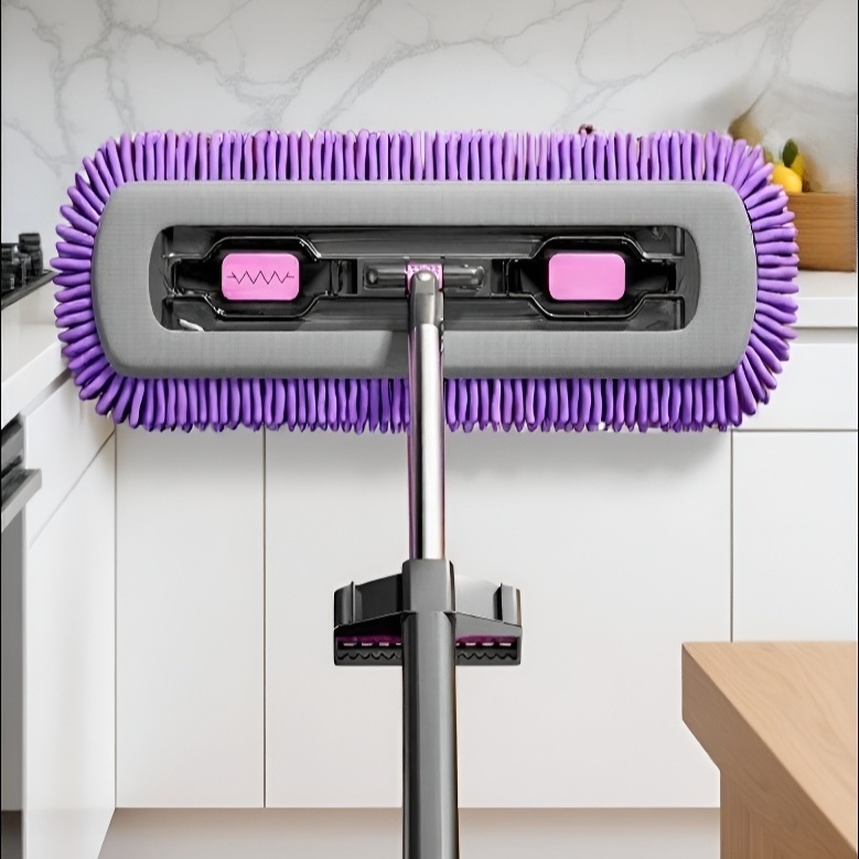 건습 겸용 플랫 밀대 손세탁 대흡수 세척액 클램프