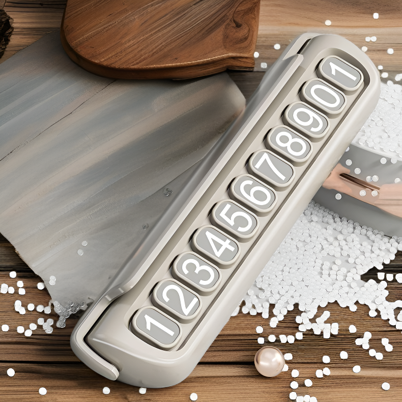 ป้ายจอดรถชั่วคราวแบบหรูสำหรับรถยนต์ พร้อมเบอร์ติดต่อย้ายรถ