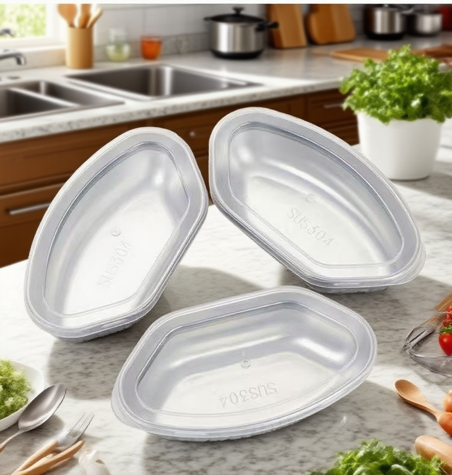 不銹鋼蒸盒簡易收納設計