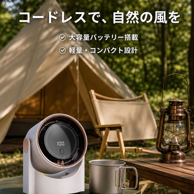 多機能卓上壁掛けサーキュレーター