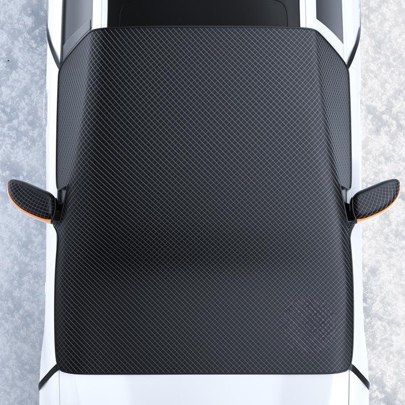 Car snow shield magnetic thickened car cover anti-frost and snow cover, car windshield snow shield a