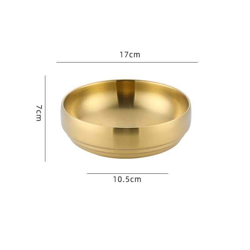 Bol à nouilles froides en acier inoxydable à double paroi