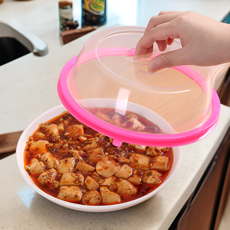 Silikonowa pokrywka do misek na żywność, do mikrofalówki, odporna na olej