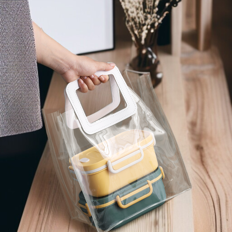 مختومة طبقتين مربع الغداء