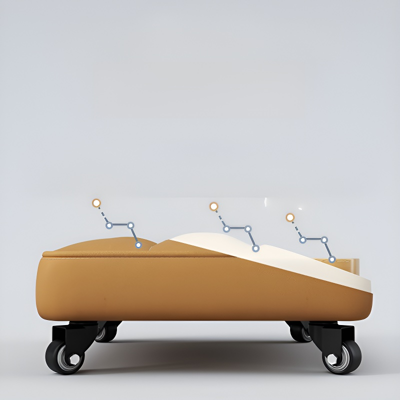 Multi-purpose Wheeled Low Stool for Home Use