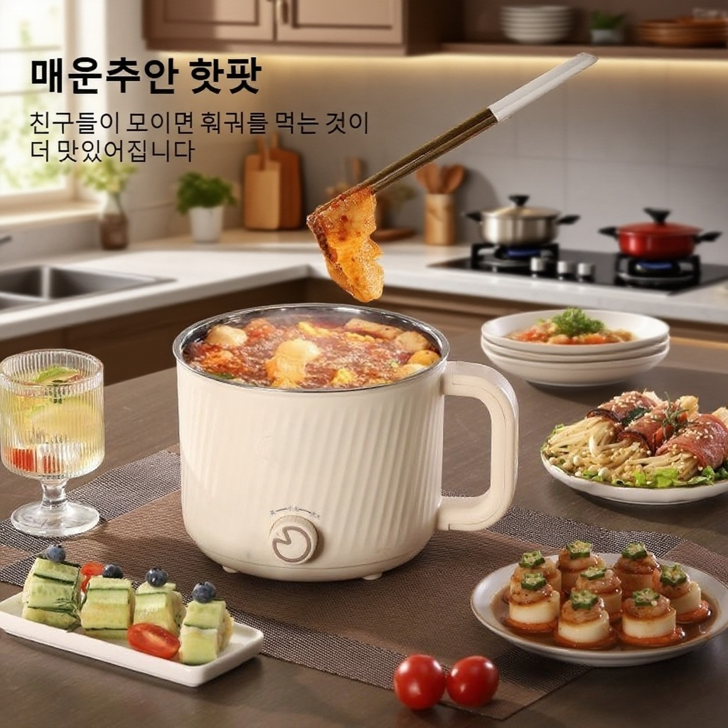 가정용 논스틱 컬러 전기밥솥