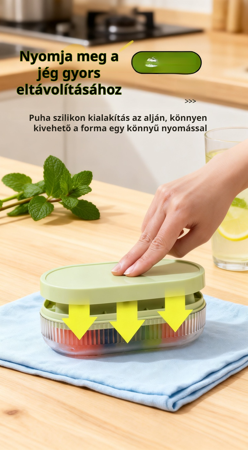Mini jégkocka tálca smoothie-hoz