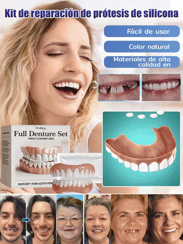 Set cosmético para prótesis dentales【Compra 1 y llévate 1 gratis】
