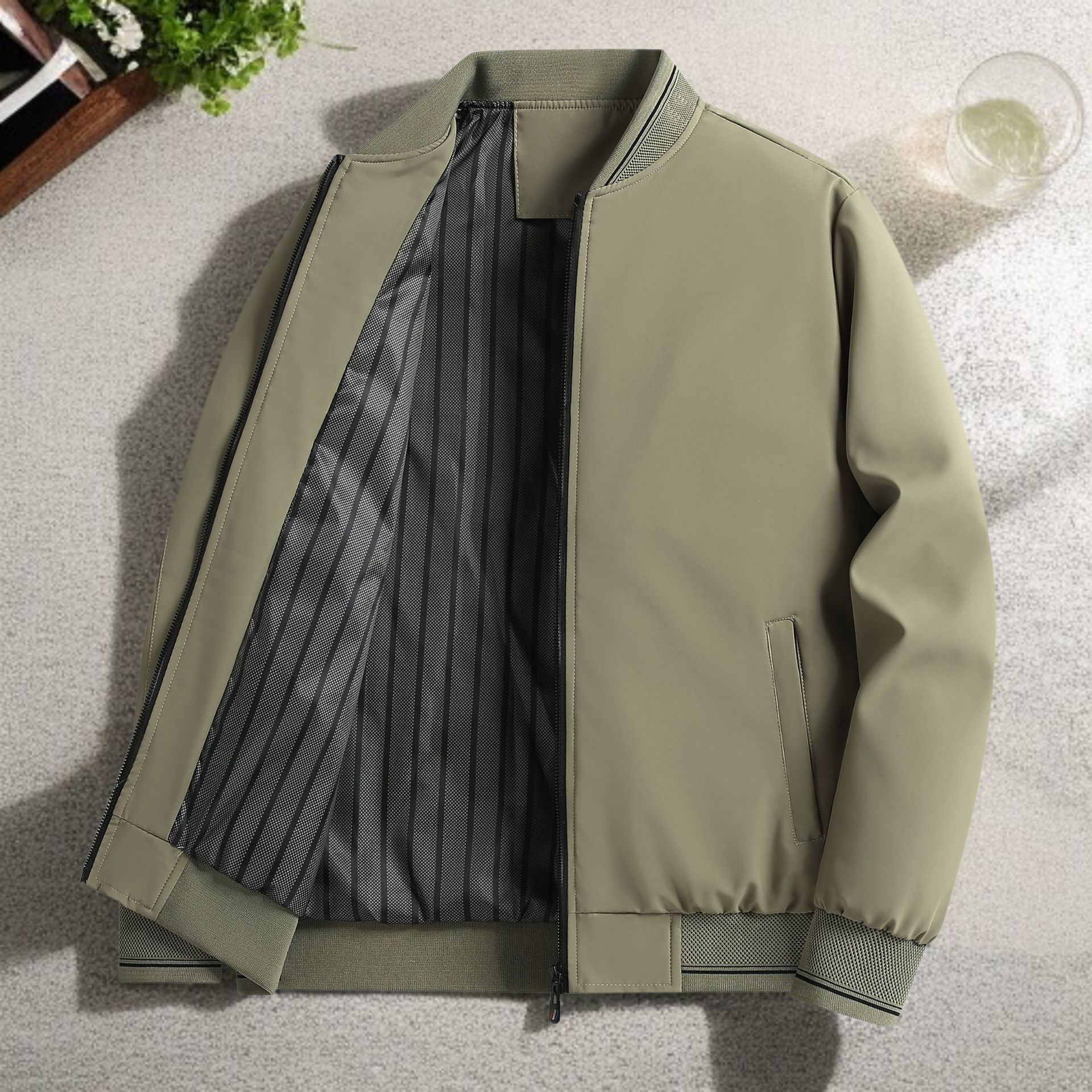 남성 캐주얼 재킷 비즈니스 캐주얼 루즈핏 재킷 봄 아우터 상의 루즈핏 재킷 솔리드 비즈니스 캐주얼 코트