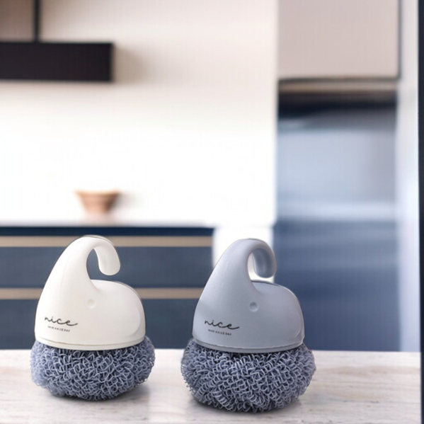 シルクフリーの家庭用クリーニングブラシ 短柄短刷 クリーニングボール 家庭用キッチンポットブラシ 食器洗いブラシ