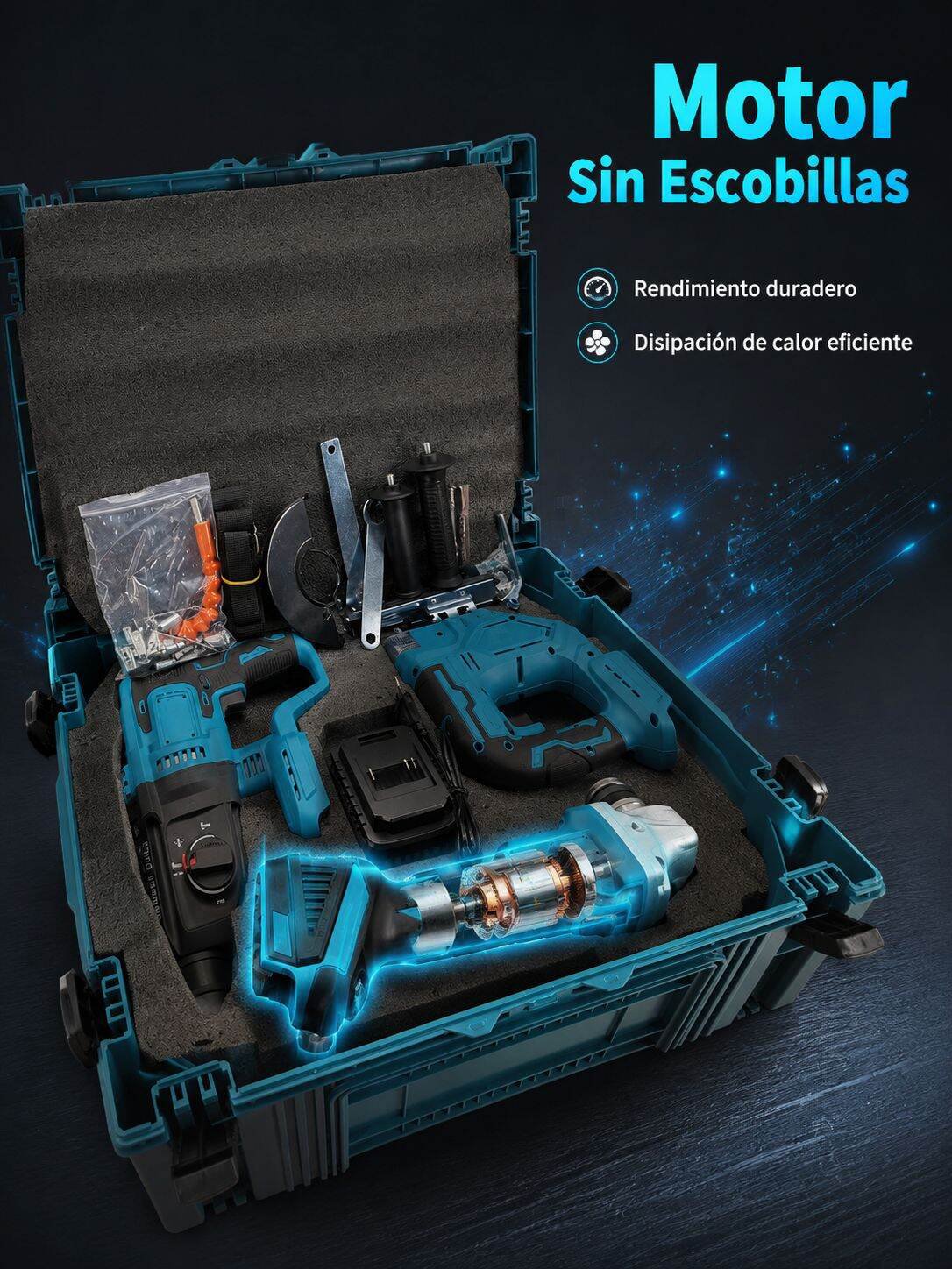 Kit de herramientas 3 en 1 para bricolaje y reparación