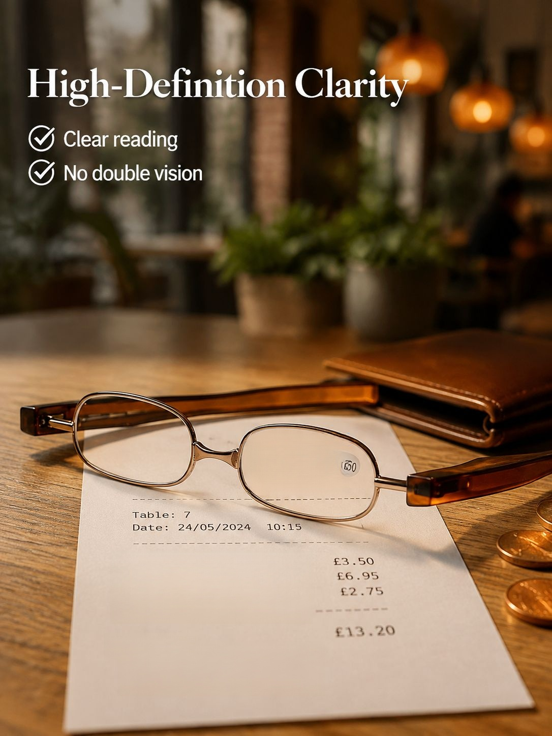 Unisex HD Foldable Reading Glasses Portable Eyewear
