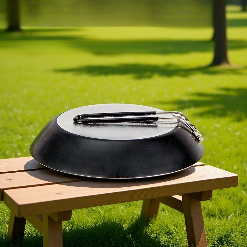 휴대용 프라이팬과 가방 세트 이미지