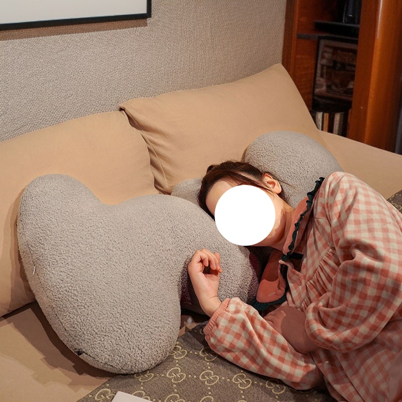 큐티 클라우드 롱스틱 베개 여성용 다리 끼는 쿠션 침실 침대 등받이