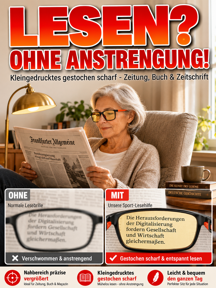Die intelligente Brille mit Autofokus, entwickelt von einer jahrhundertalten Brillenmanufaktur!