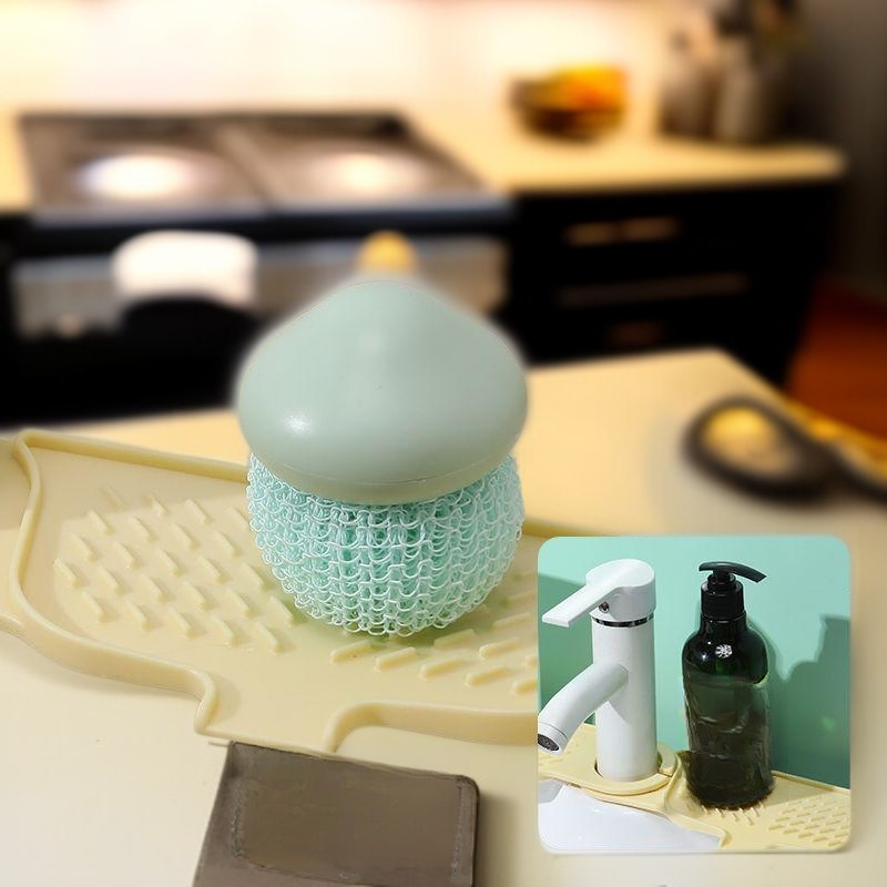 Podložka k umyvadlu proti stříkající vodě, absorpční a rychleschnoucí