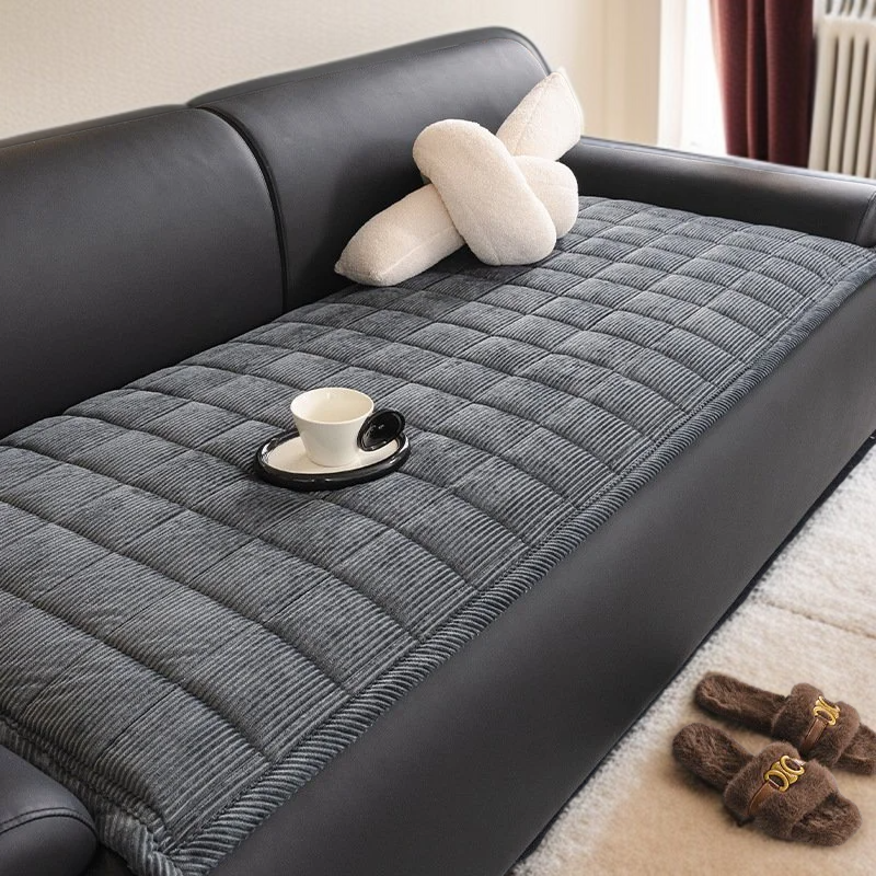 지중해 스타일 두꺼운 소파 쿠션 두꺼운 코듀로이 세탁기 플러스 쿠션 미끄럼 방지 방석 미끄럼 방지 쿠션 두꺼운 소파 쿠션