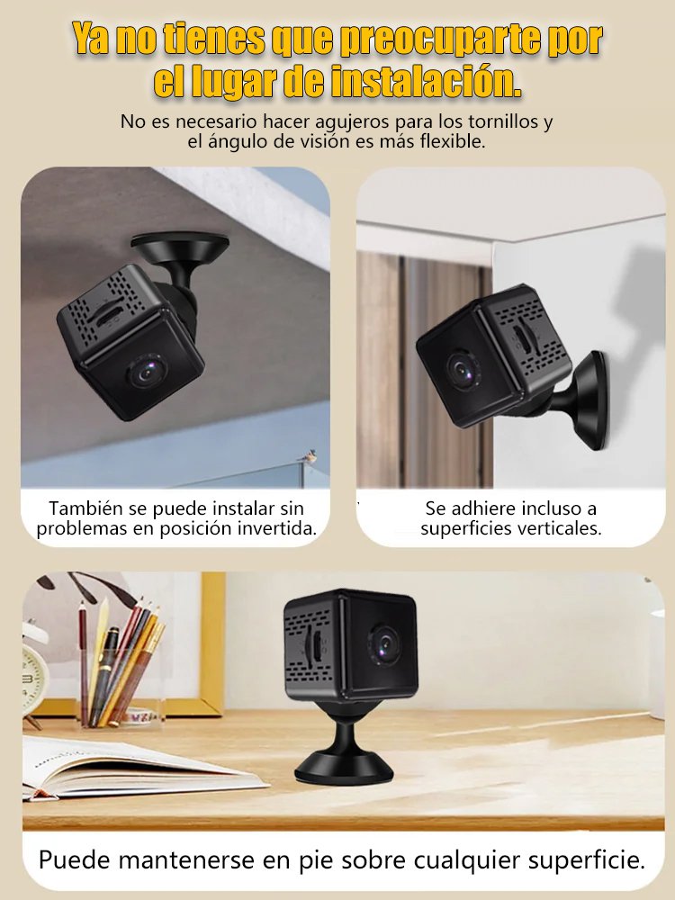 Cámara de Vigilancia Inteligente con Batería de 5 Años: Instálala Donde Quieras sin Taladros