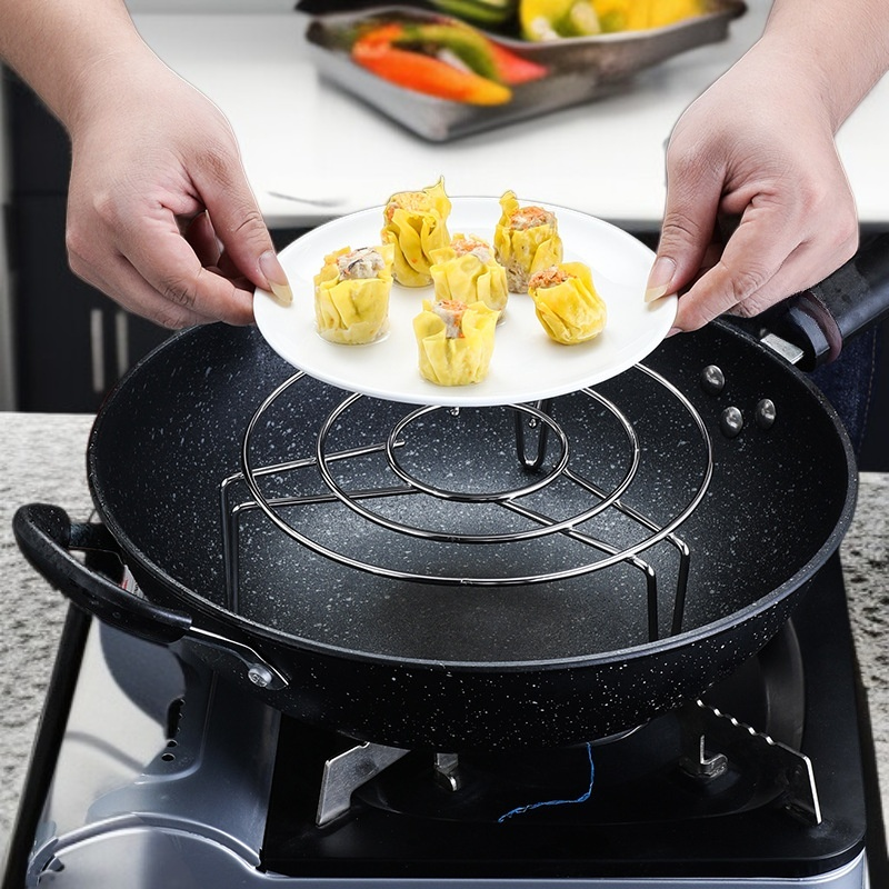 Edelstahl-Dampfgitter mit Füßen, wasserdicht & isoliert