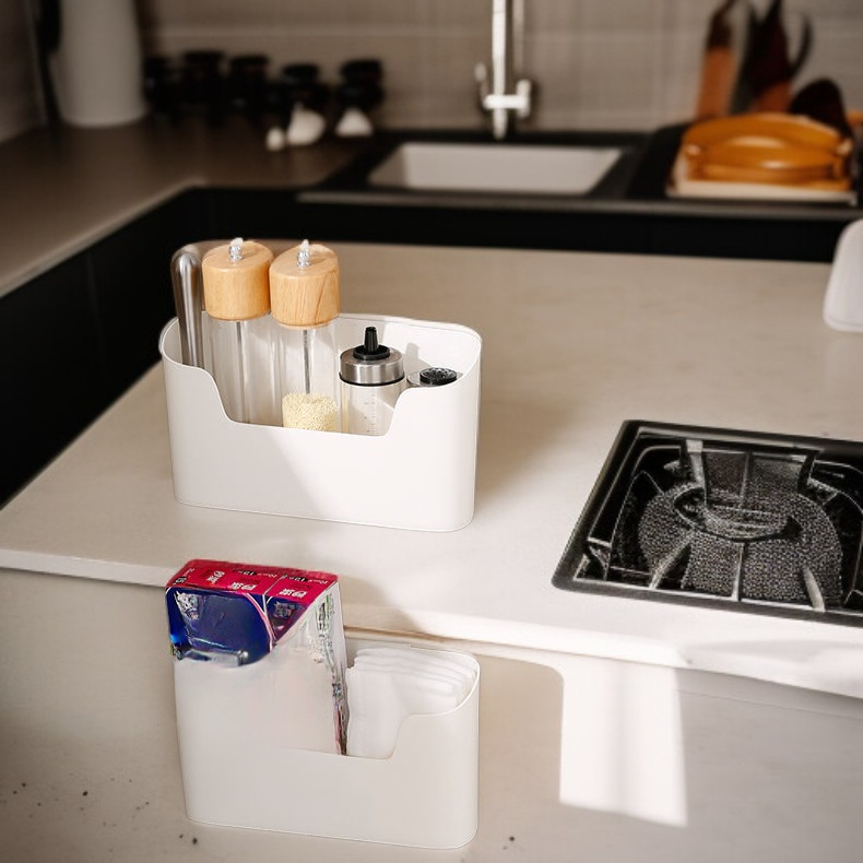 Estante adhesivo para baño con diseño moderno