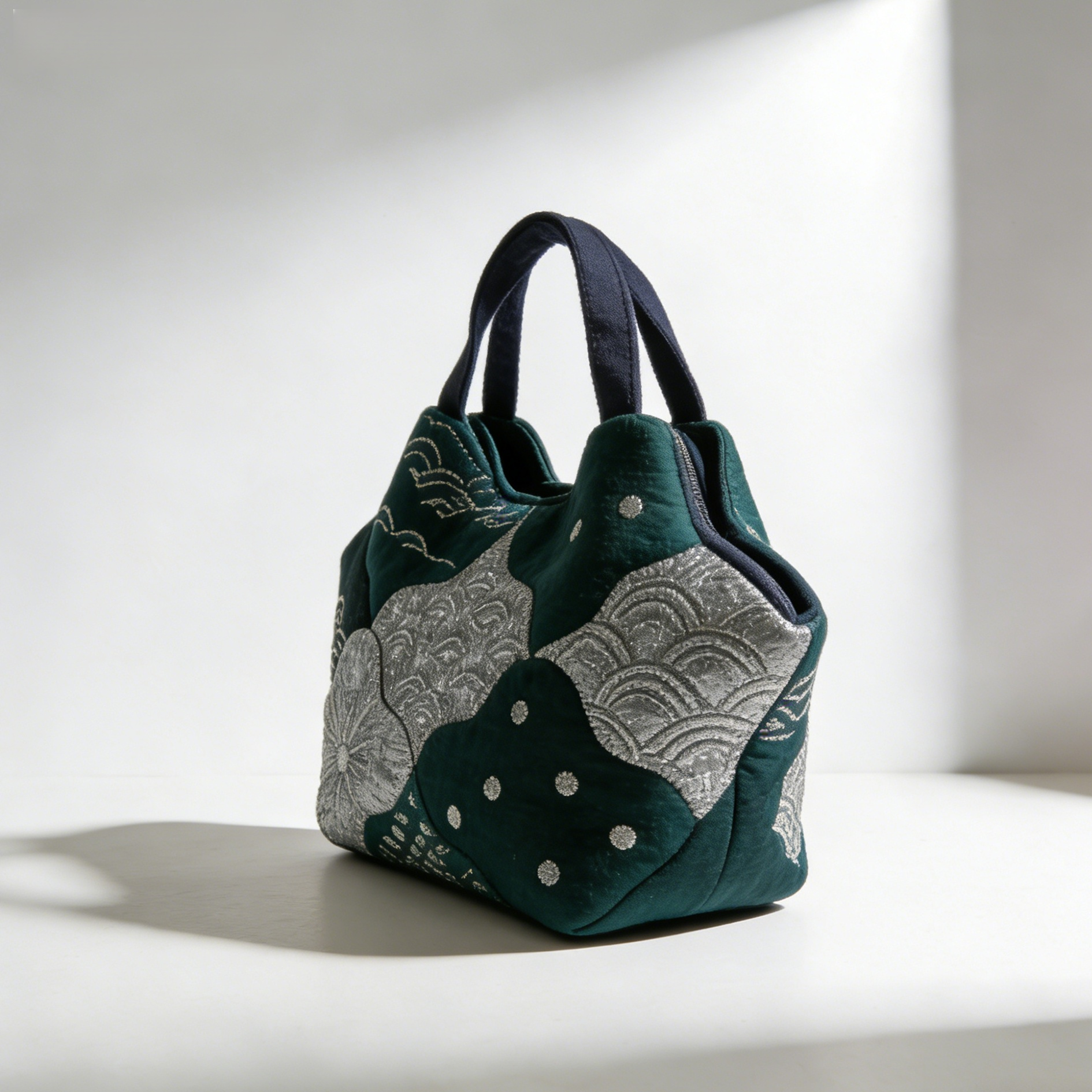 Handbestickte Tasche