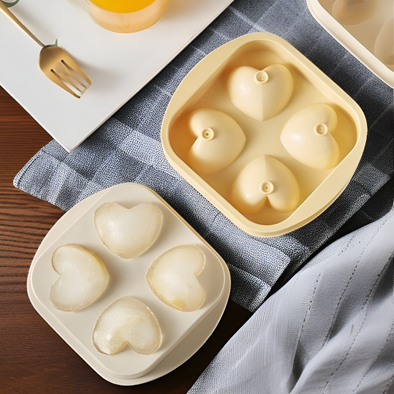 クリエイティブなハート型アイスホッケーモールド、アイスホッケーアイス、飲み物に適用