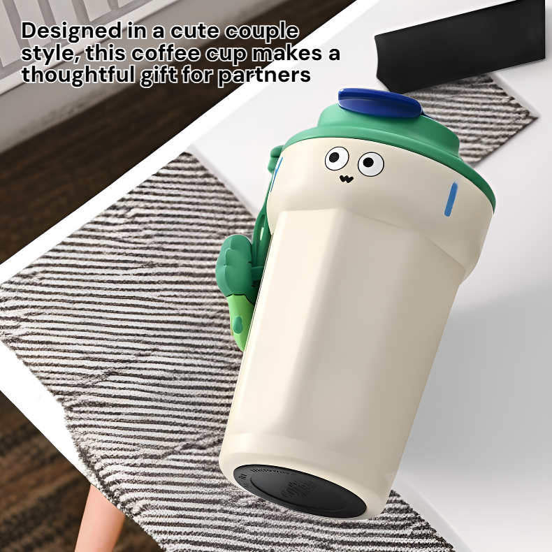 Cute Couple-Style 316 Stainless Steel Insulated Coffee Cup
