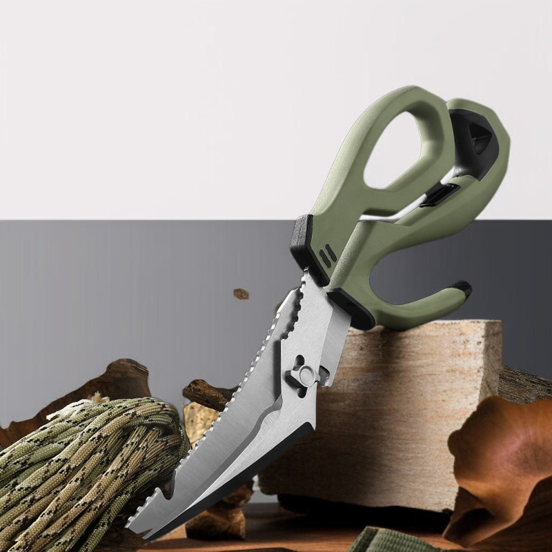 多機能の屋外の釣は取り外し可能なステンレス鋼用具の魚の骨はさみを切ります 釣のために必要な多機能のはさみ