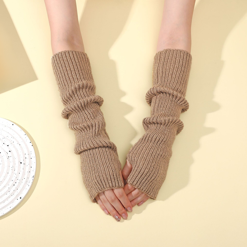 Mangas de punto sin dedos