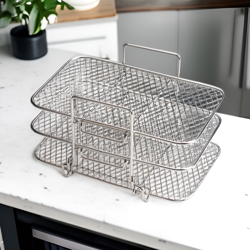 Easy-to-clean thickened wire rack for air fryer