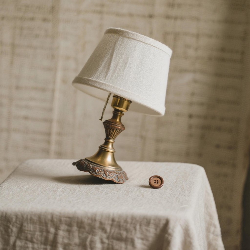 고전적인 분위기의 인테리어 탁상등 (3개 세트)