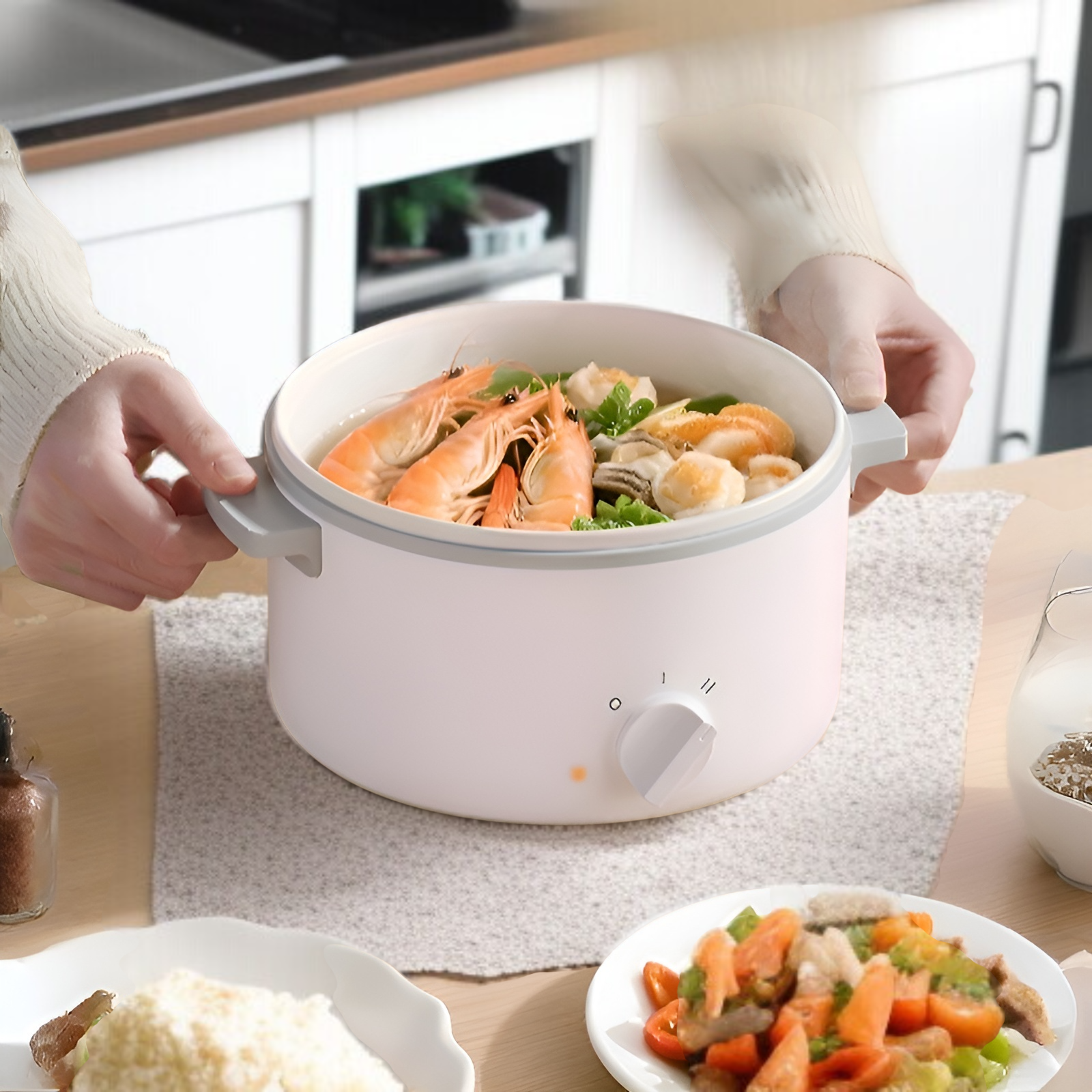 Platzsparender Dampfgarer für jede Küche