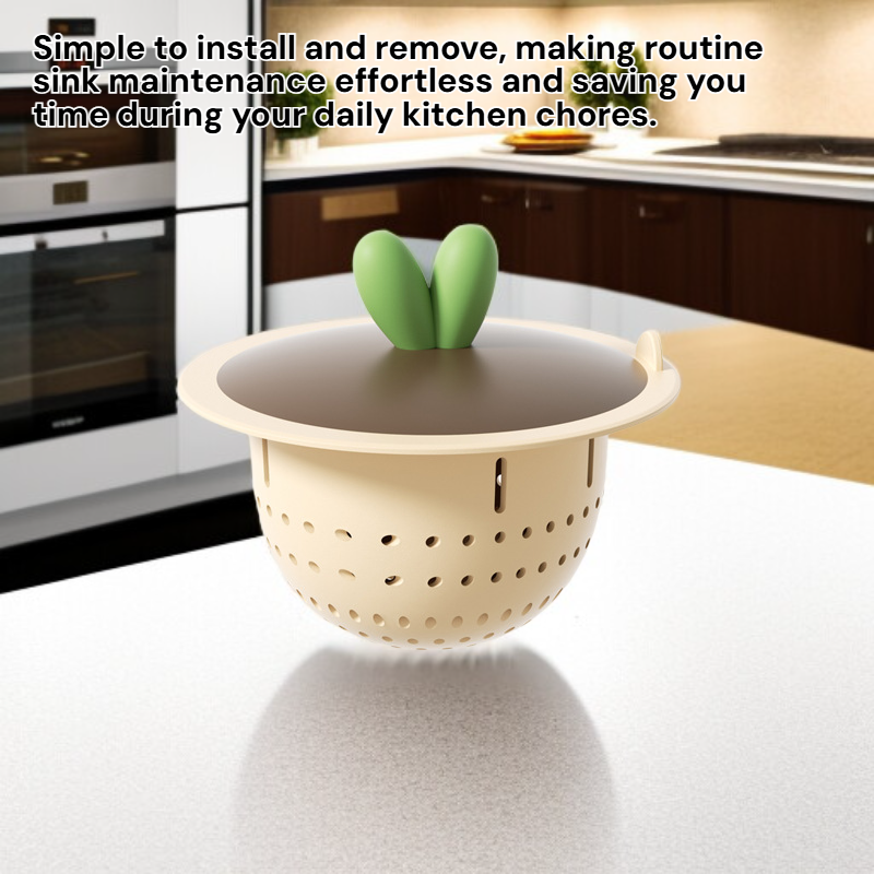 Anti-Clog Kitchen Sink Strainer Cover for Daily Cleaning