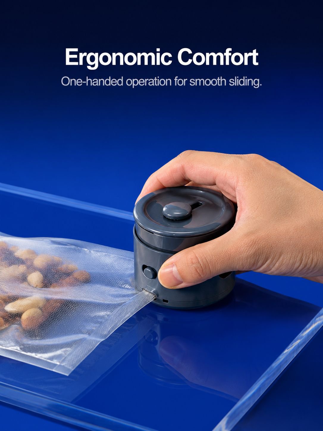 Compact and lightweight magnetic mini sealer for travel