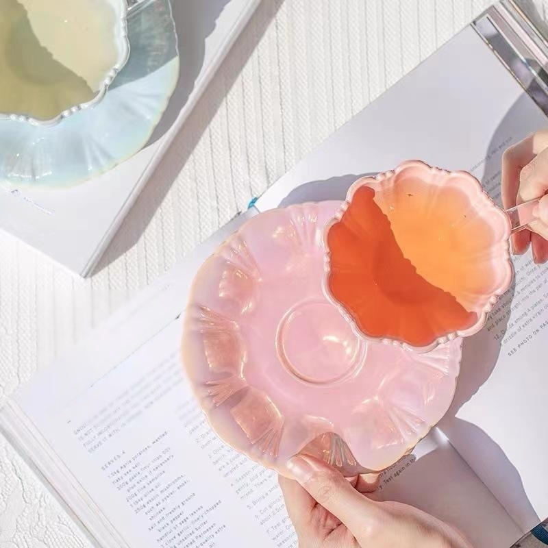 Petal Coffee Cup and Saucer Set