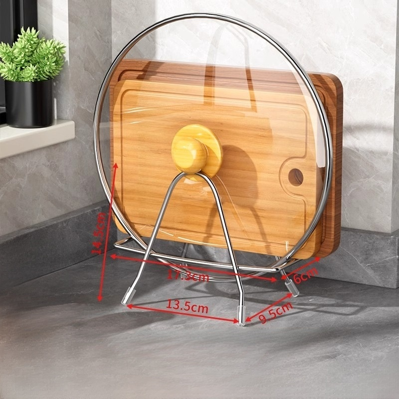No-Drill Hanging Kitchen Basket Rack