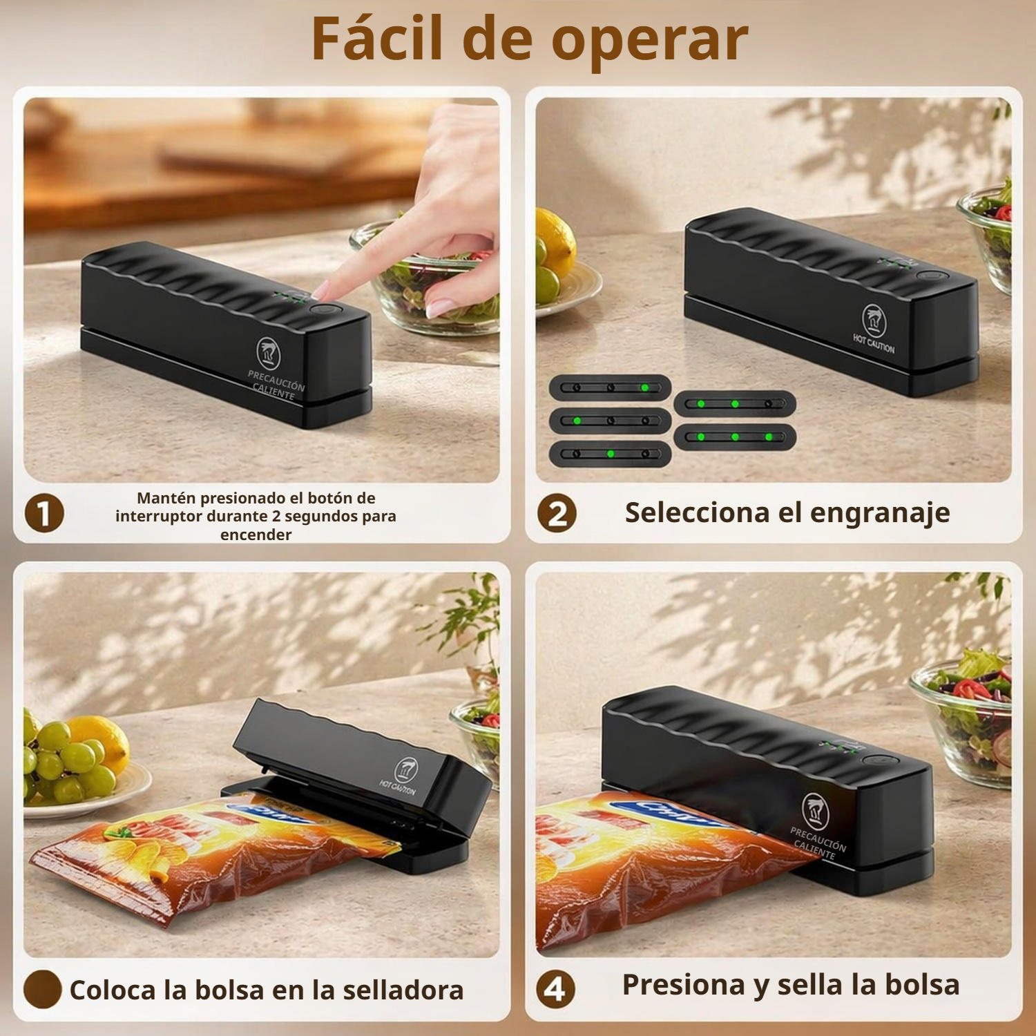 Selladora portátil pequeña para uso doméstico