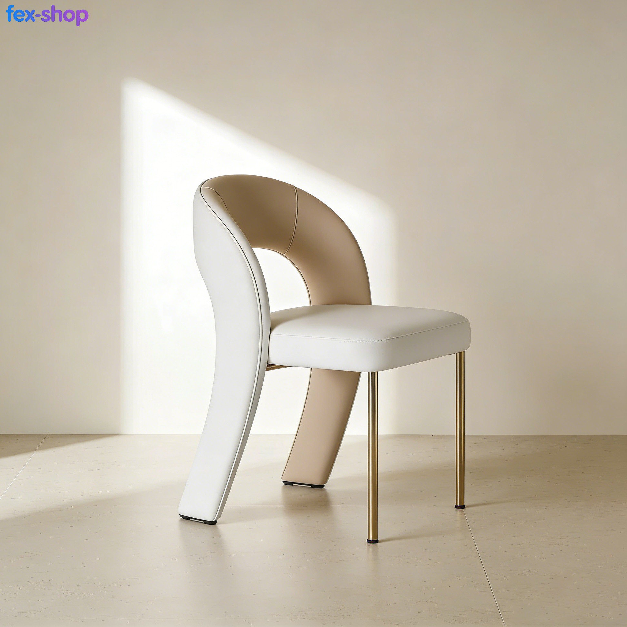 모던 미니멀리즘 식탁 의자 전체 모습