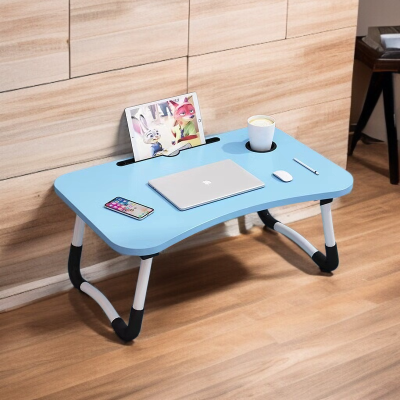 침대 머리맡 플로어 책상 접이식 컴퓨터 책상 플로어 책상 침대 책상