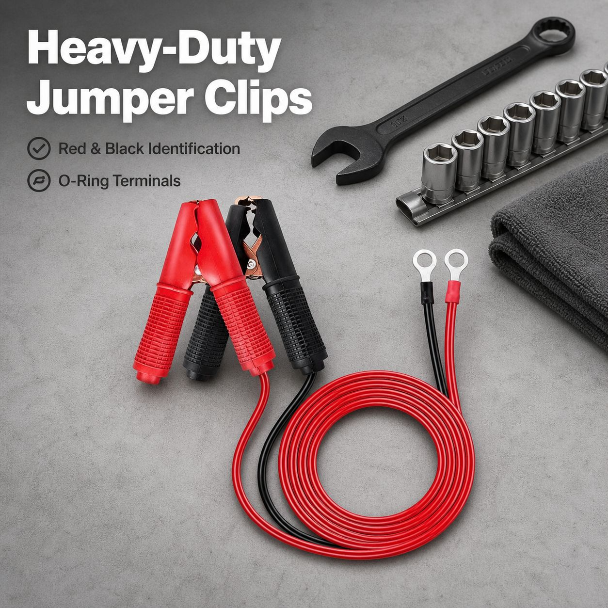Battery Charger Alligator Clip Car Starter Cable