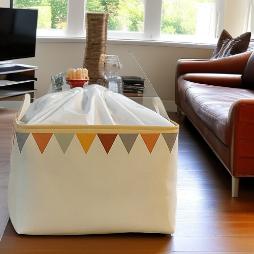 Aufbewahrungsbox aus Segeltuch mit Stoffgürtel, Spielzeug-Garderobe, Kleidung Aufbewahrungsbox